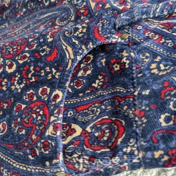 Tommy HILFIGER Velvet Paisley Pencil Skirt Size 4 @V - Picture 11 of 11